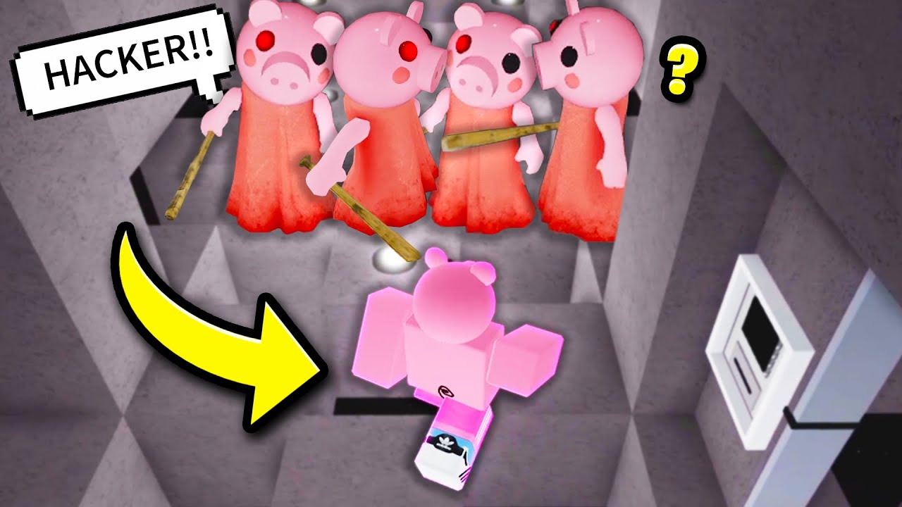 i used hacks on the hardest Roblox Piggy map..