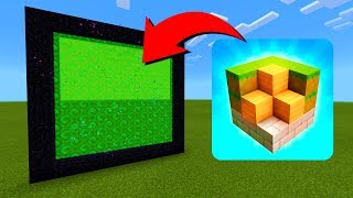 How To Make A Portal To The Block Craft 3D Dimension in Minecraft! screenshot 2