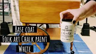 Check out this before and after tea cart flip!