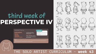 Perspective IV progress - Studying vehicles and turnaround with the solo artist curriculum
