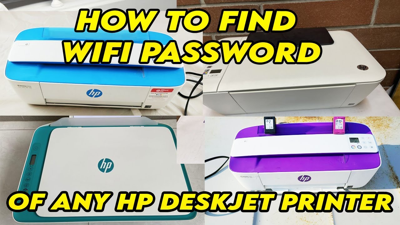 HP Deskjet Printers : How to Find the Wi-Fi Password - YouTube