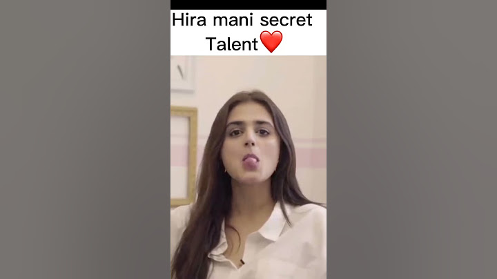 Hira mani secret talent #hiramani #shorts