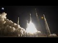 A SpaceX Falcon 9 rocket successfully launches the Inmarsat-6 F2 satellite into orbit from CCSFS