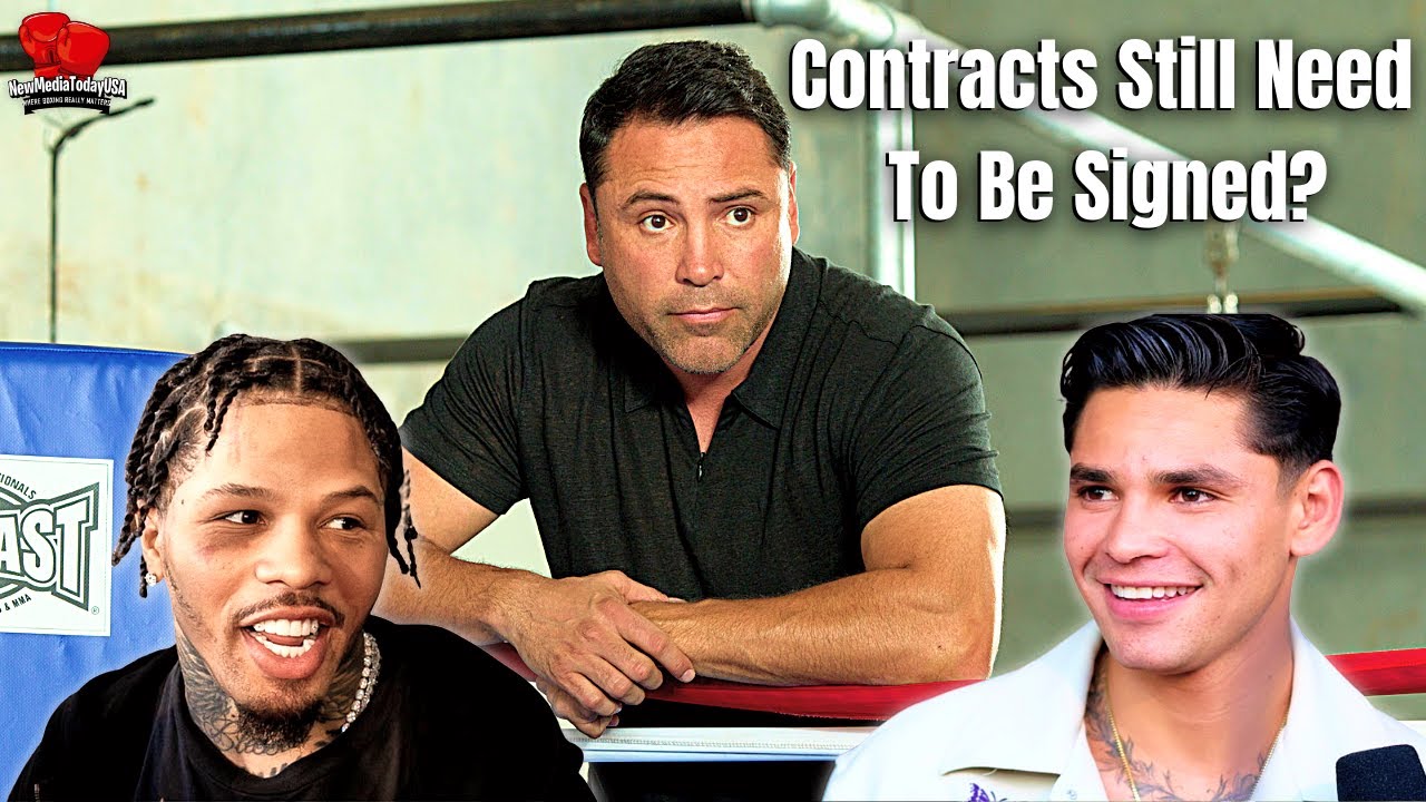 Oscar Dela Hoya Confirms Tank Davis Ryan Garcia Fight Not Signed - STILL Have To Workout The Details