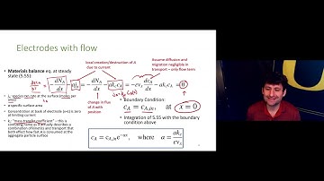 Electrochemical Engineering Lecture 3 Porous electrodes with flow