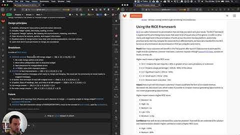 Using the RICE prioritization framework to breakdown designs