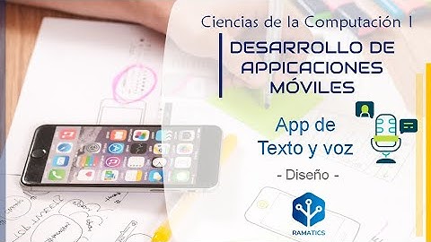 2.- [AppInventor] - Diseño de la aplicación "Texto y Voz"