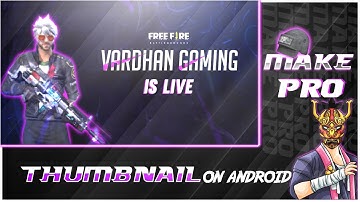 HOW TO MAKE THUMBNAIL FOR FREE FIRE LIKE MUNNA BHAI GAMING ON ANDROID PIXEL LAB PS CC