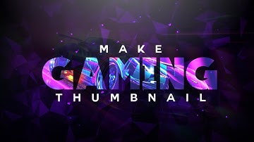 How To Make Gaming Thumbnails On Android | PS Touch × Pixel Lab Tutorial