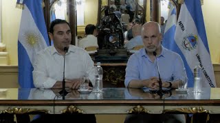 VALDÉS Y LARRETA RATIFICARON CONTINUAR TRABAJANDO JUNTOS PARA "RECONSTRUIR UN VERDADERO FEDERALISMO"