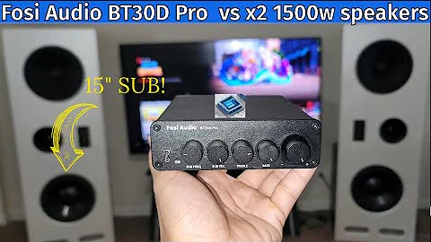 Unleashing Sonic Brilliance: Fosi Audio BT30D Pro Hi-Fi 2.1 Amplifier In-Depth Review and Sound Test