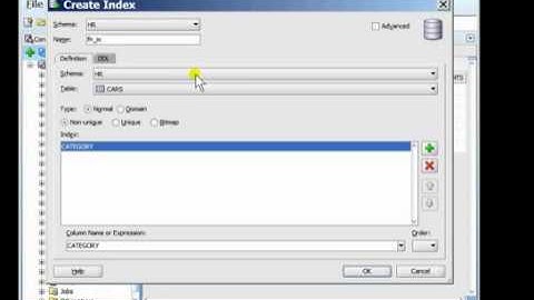 Oracle SQL Tutorial   Creating an Index   YouTube
