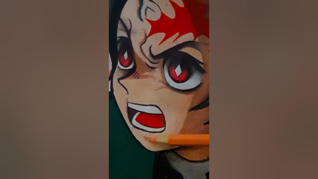 💦DEMON SLAYER TANJIRO💦  Desenhos de anime, Desenho a lápis