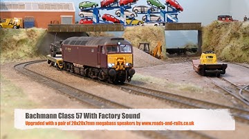 Bachmann Class 57 With Factory DCC Sound And An Easy Megabass Speaker Upgrade