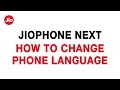 JioPhone Next – How to change phone language