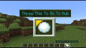 How to make a hub system in (Minecraft Bedrock)