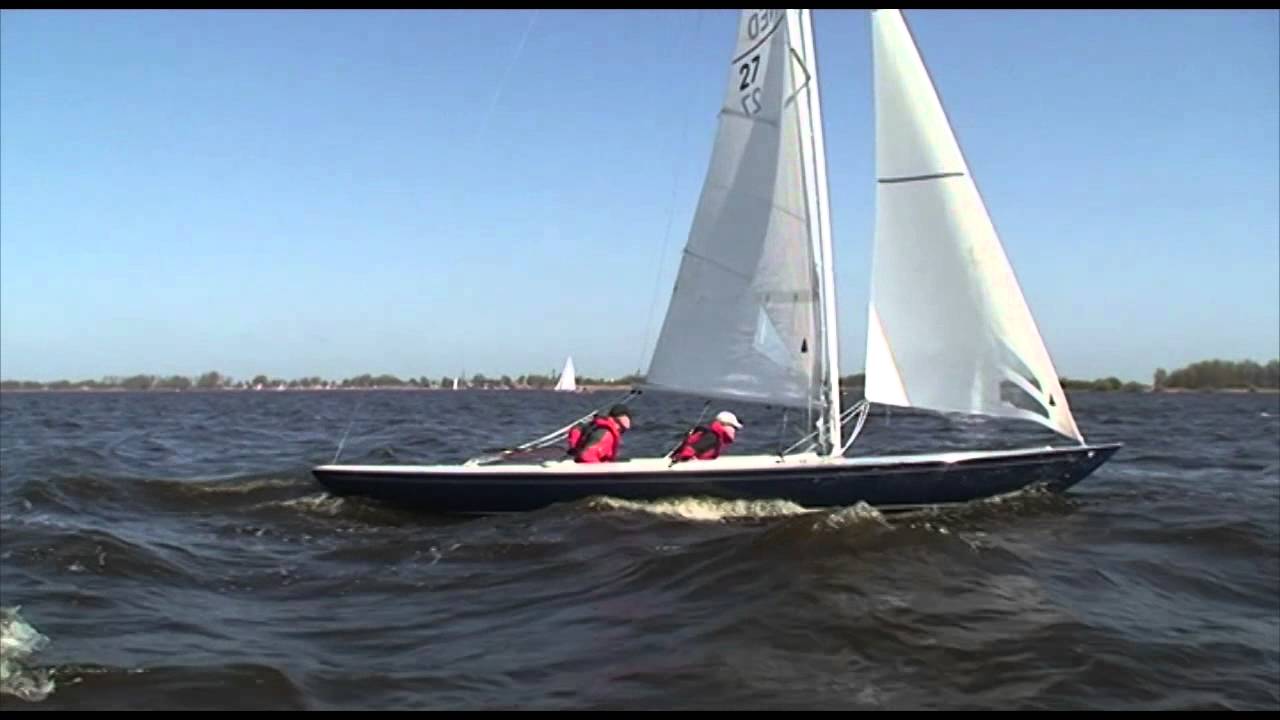 kiezen bijkeuken Atletisch G2 open zeilboot - Jachtwerf Heeg - YouTube