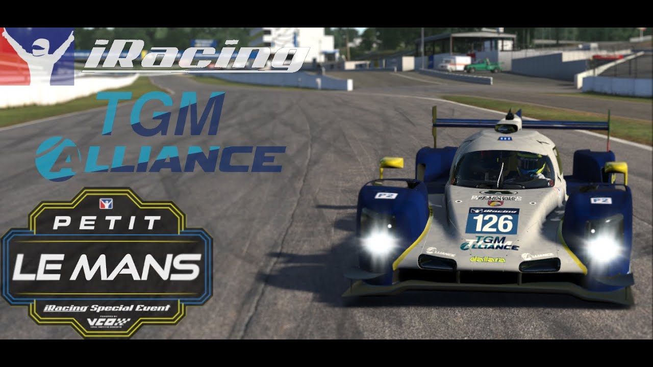 iRacing Petit Le Mans TGM Alliance LMP2 YouTube
