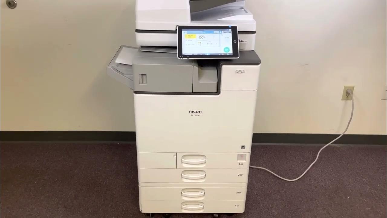 Ricoh IM C3500 YouTube