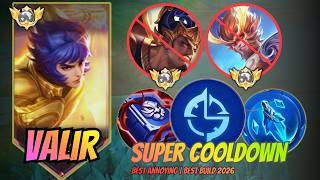 VALIR SUPER COOLDOWN META BUILD! DESTROY MID LANE WITH ENDLESS SKILLS 🔥| Valir Gameplay