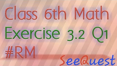Class 6th Math| Exercise 3.2 Q1| Playing with numbers | chapter 3| #hindi #urdu