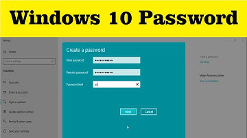 How To Create Password On Windows 10 In Laptop  2019