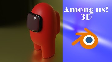 How to model Among us character in Blender 3d