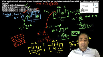 Capacitor with Dielectric Problem IITJEE I NEET I 12TH Physics by Suryajeet Singh I SJK SIR