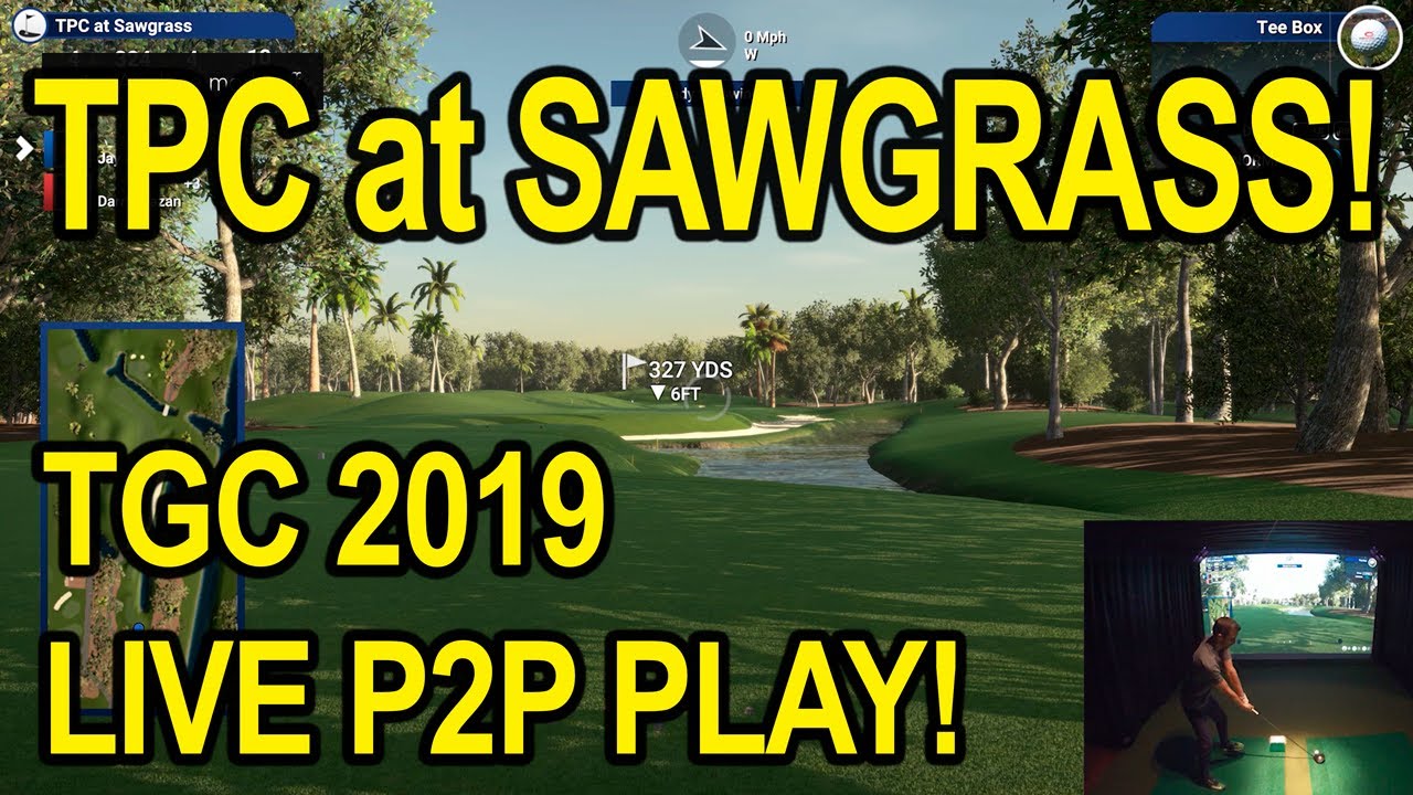 Playing TPC Sawgrass with the Flightscope Mevo Plus vs GC2 on TGC 2019