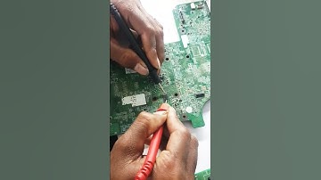 Laptop motherboard capacitor testing process in practically training institute call 9540879879