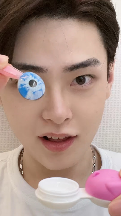 Giant blue contact lenses for giants #part2