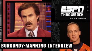 The time Ron Burgundy interviewed Peyton Manning 🤣 | ESPN Throwback