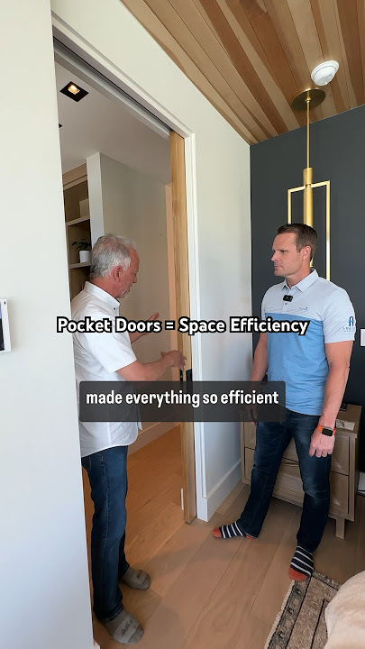 Pocket Doors = Space Efficiency