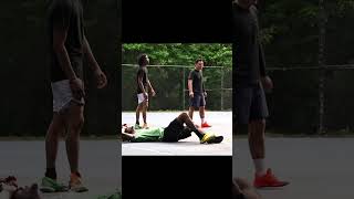 Basketball prank goes wrong #basketball #aau #edit #celebration
