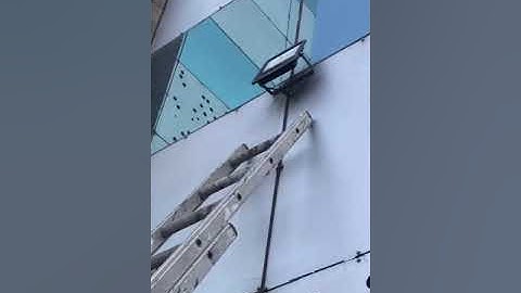 LED Floodlight Installation - Work Done By Our Team! :)