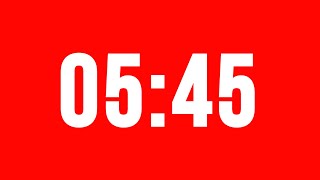 5 Minute 45 Second Timer With Alarm Without Music
