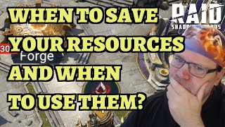 Raid: Shadow Legends Resource Guide - When to Save and When to Spend Each Resource and Currency