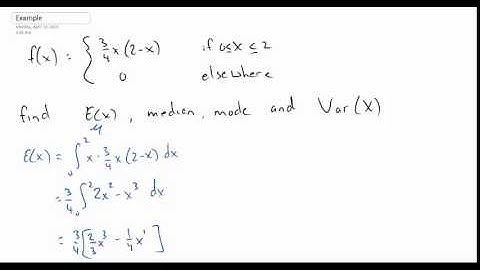 Continuous Random Variables 1