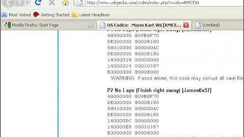 Wii Hacks on Homebrew Channel and Ocarina part 1/2