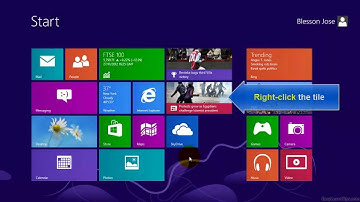 Windows 8 - How to resize tiles (using mouse)