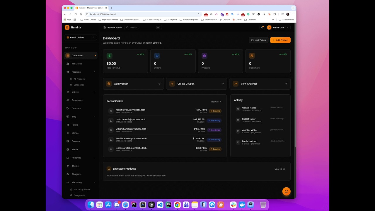 I Built a Multi-Tenant E-Commerce Admin Dashboard with Next.js 14 ...