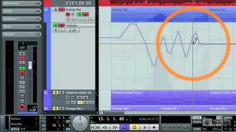 Cubase 6 106: FX EQ Automation and Mixing - 19 The 3 Automation Modes