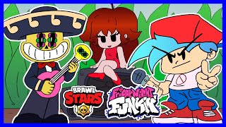 ⭐️ FRIDAY NIGHT FUNKIN VS BRAWL STARS ANIMATION - Poco VS Boyfriend