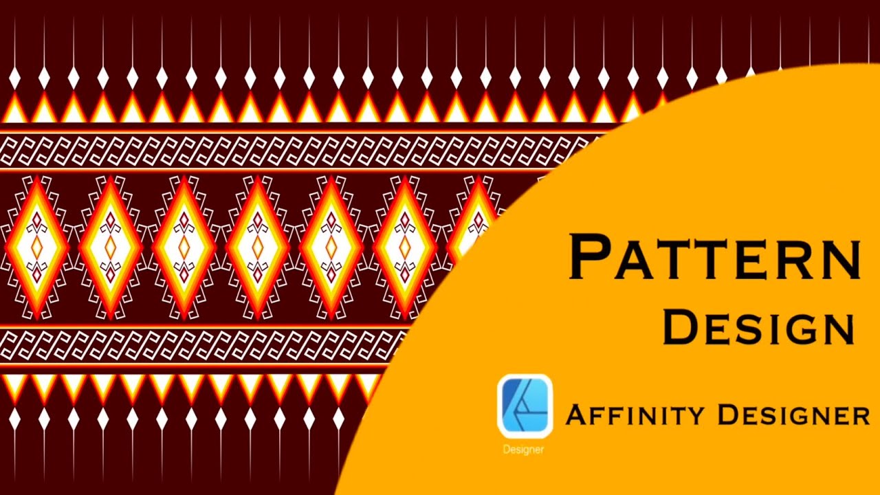 EASILY make fabric pattern Repeat in Affinity Designer / iPad - YouTube