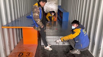 GEELONG exported 3 containers soild press veneer dryer #shorts #plywood