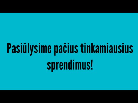 Video: Paskutinės Minutės Pasiūlymai - Būdas Gerai Ir Nebrangiai Atsipalaiduoti