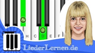 France Gall - A Banda - Zwei Apfelsinen im Haar - Klavier lernen - Musiknoten - Akkorde