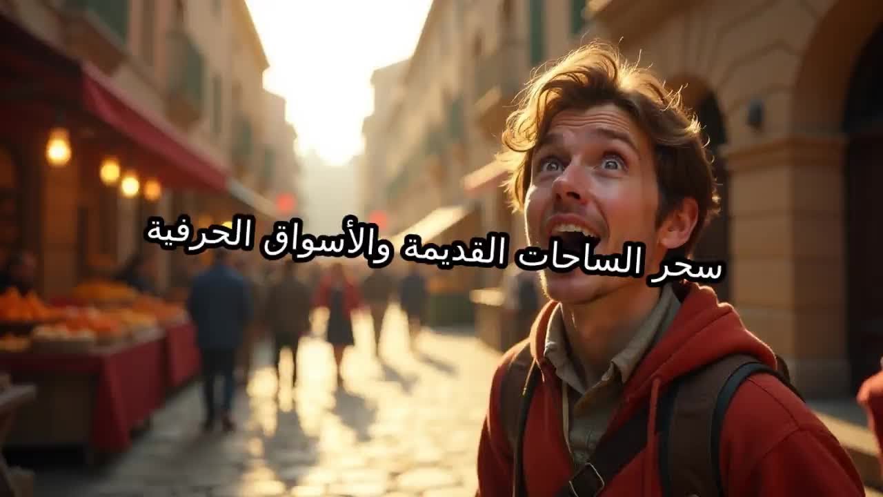 سحر الساحات القديمة والأسواق الحرفية