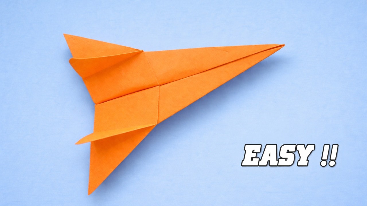 Trop facile ! Comment fabriquer un avion en papier ultra-rapide qui peut voler très loin !
