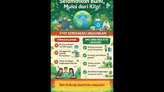 🌍💚#SaveEarth #PeduliLingkungan #AksiKecilDampakBesar #GoGreen #LingkunganSehat @erydyahpuspita